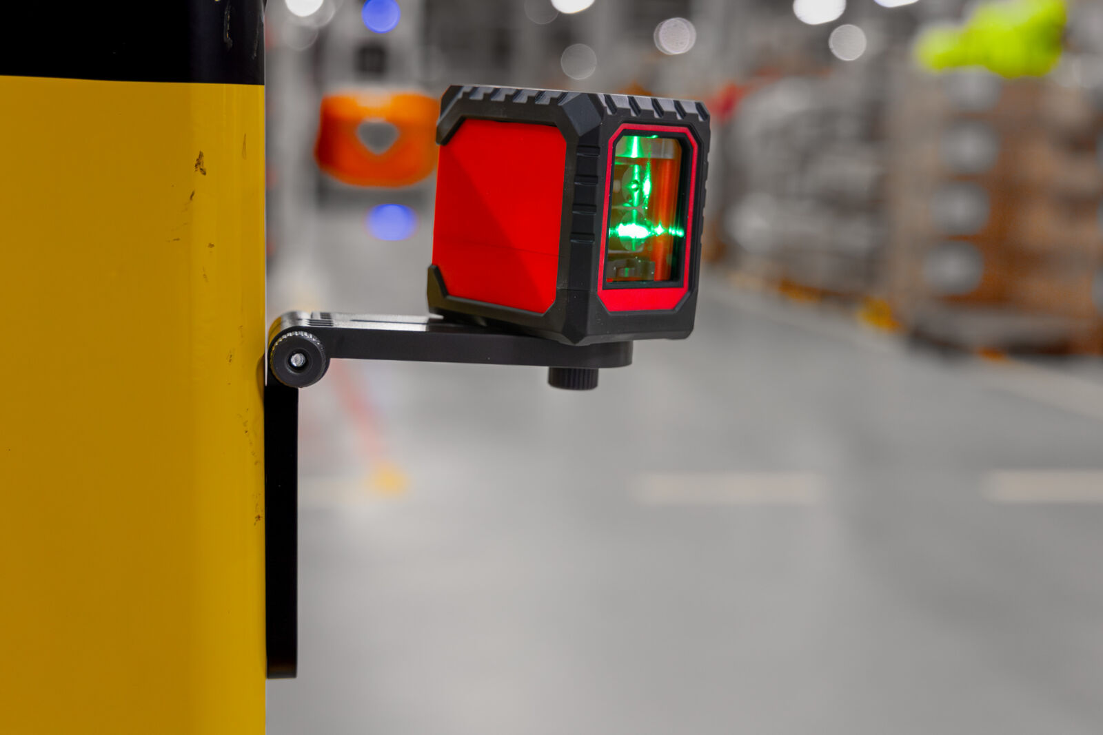 Grön korslinjelaser