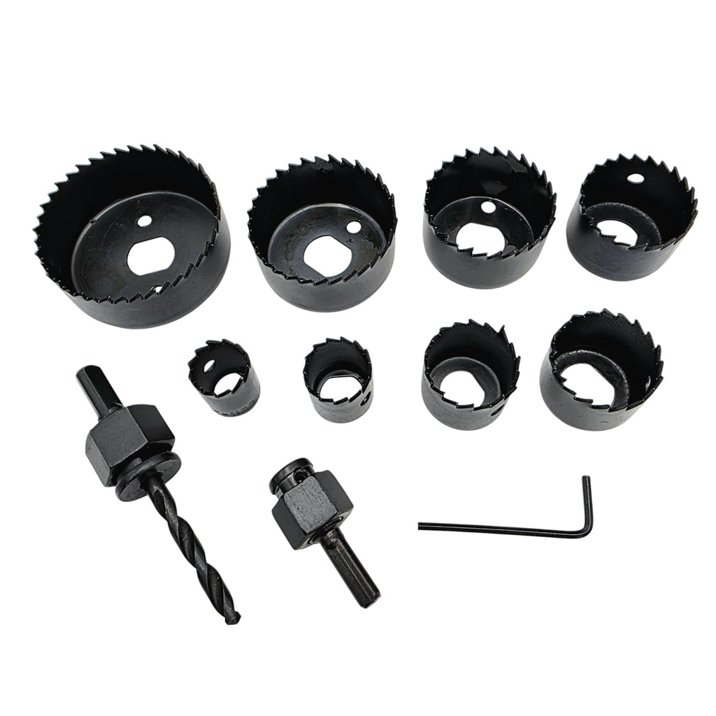 Hålsågssats | 11 delar | Trä och plast | 19-64mm