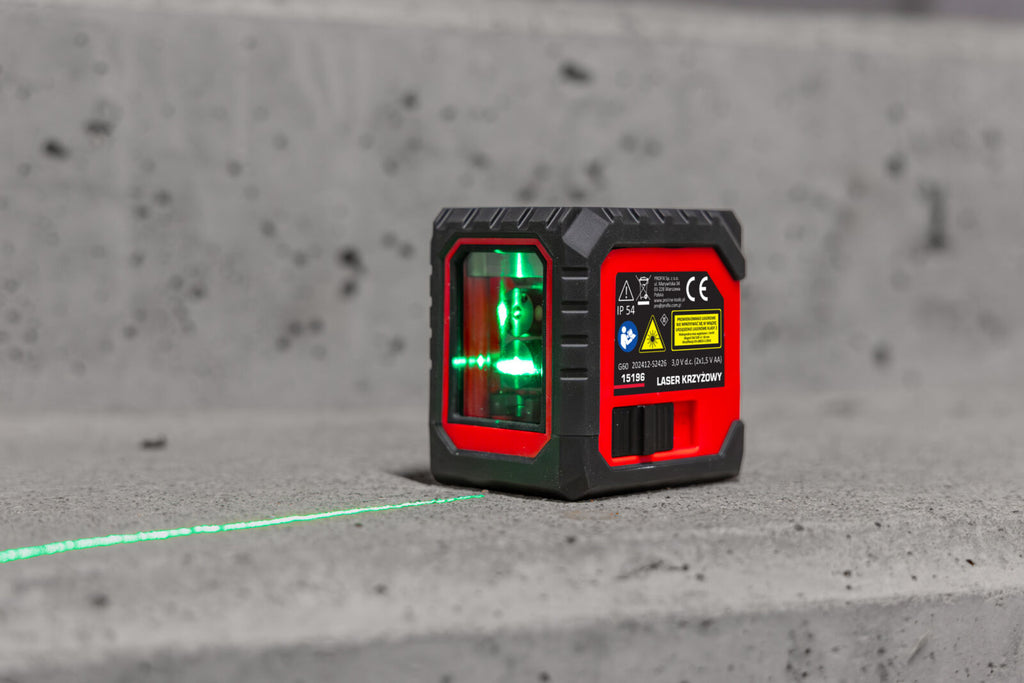 Grön korslinjelaser