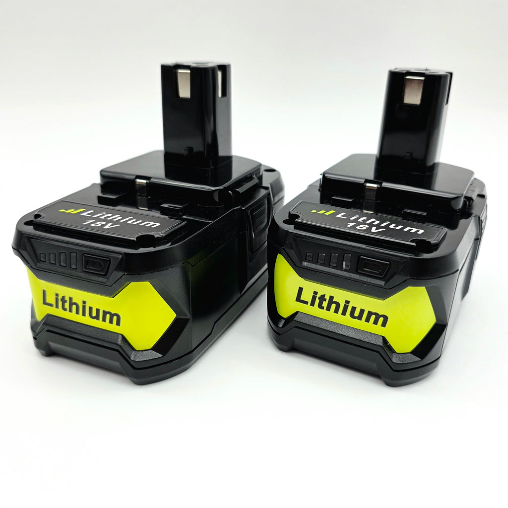 2st 5.5Ah ersättningsbatterier till Ryobi One+ 18v-serie