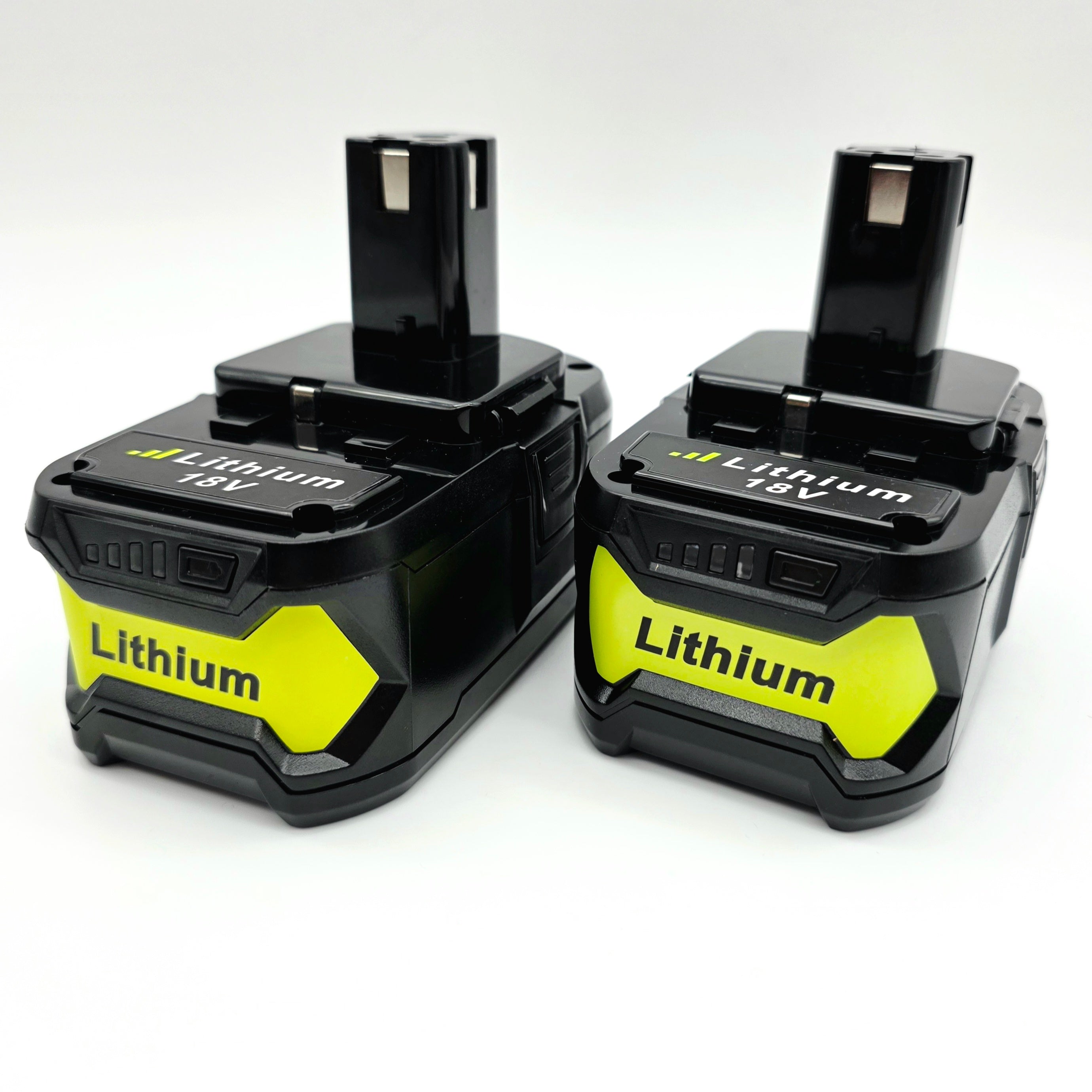 2st 5.5Ah ersättningsbatterier till Ryobi One+ 18v-serie