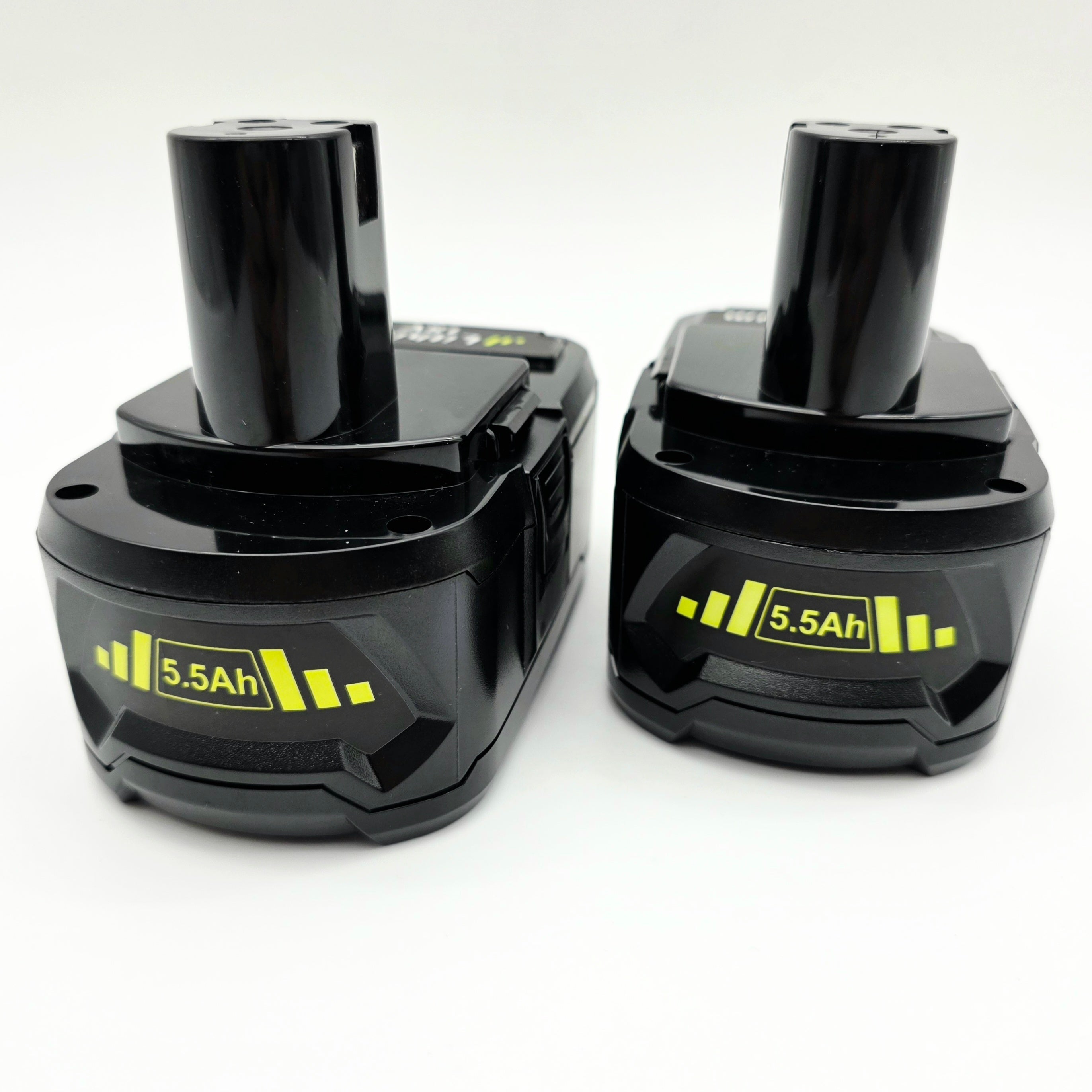 2st 5.5Ah ersättningsbatterier till Ryobi One+ 18v-serie