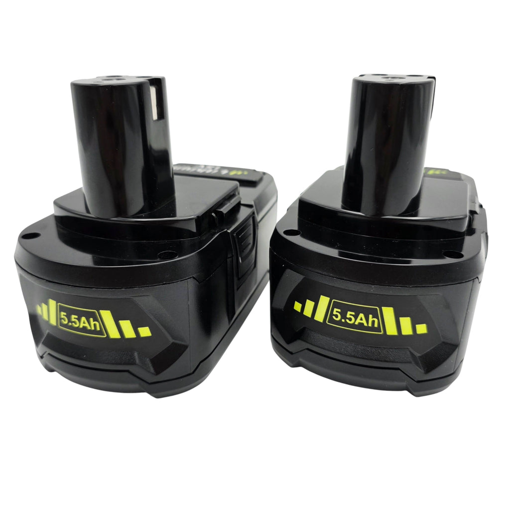 2st 5.5Ah ersättningsbatteri | Ryobi One+ 18V-serie