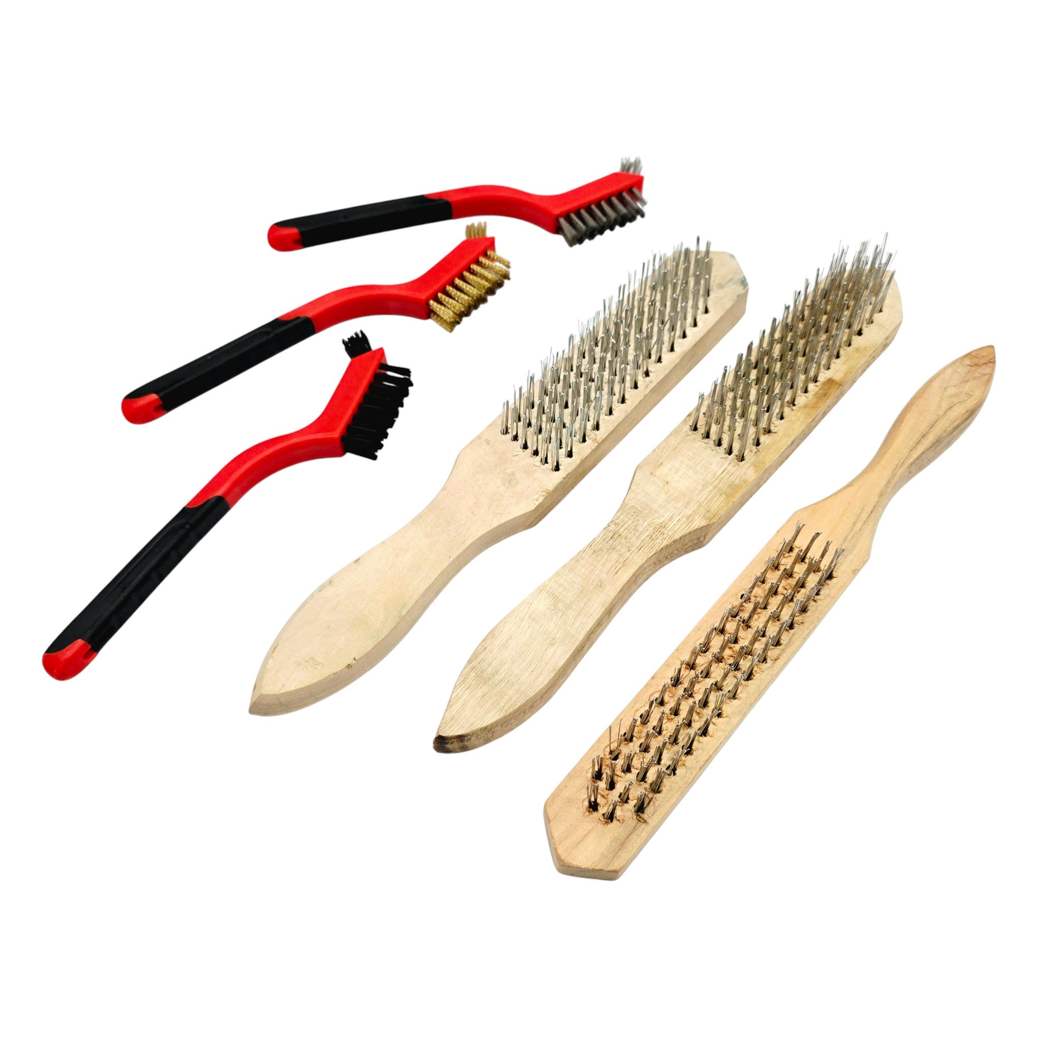 Stålborstar | Rengöringsborstar | 6st