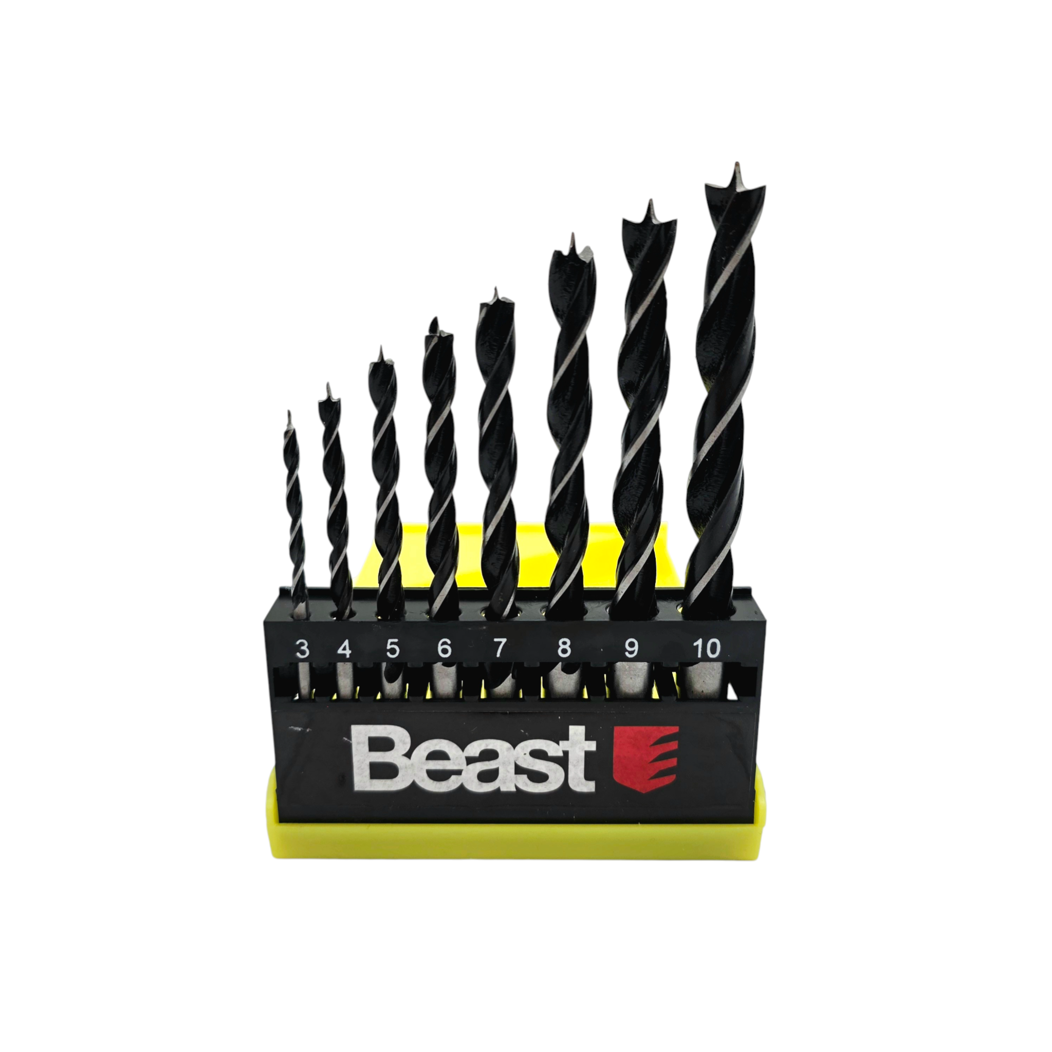 Träborrsats | 8st | 3-10mm