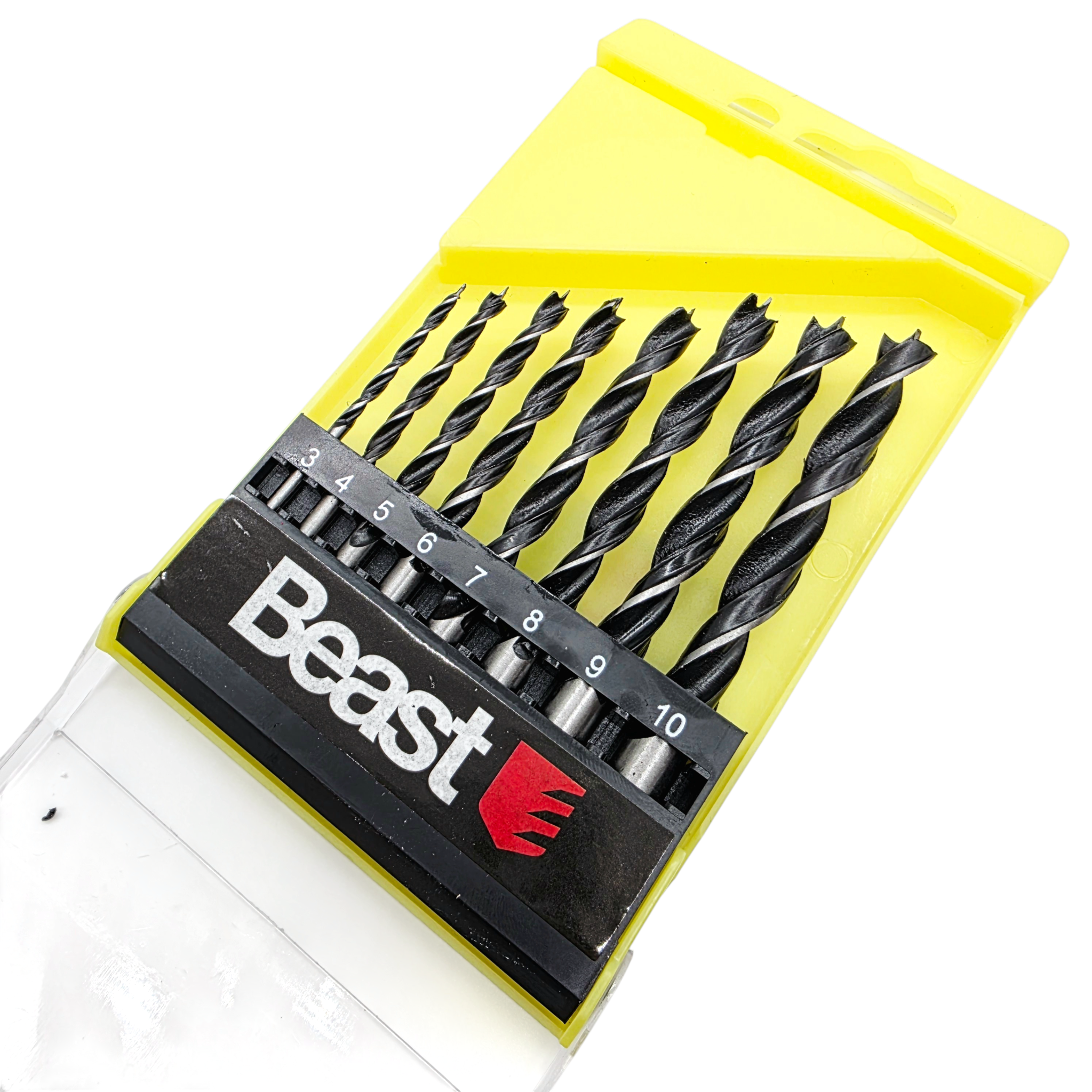 Träborrsats | 8st | 3-10mm