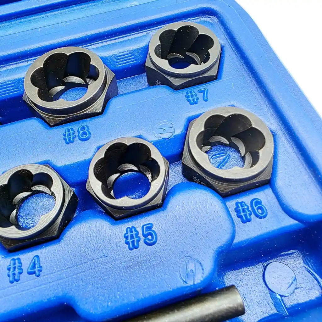 Mutter- & bultavdragarsats | 10 delar | 9-19 mm | Cr-Mo