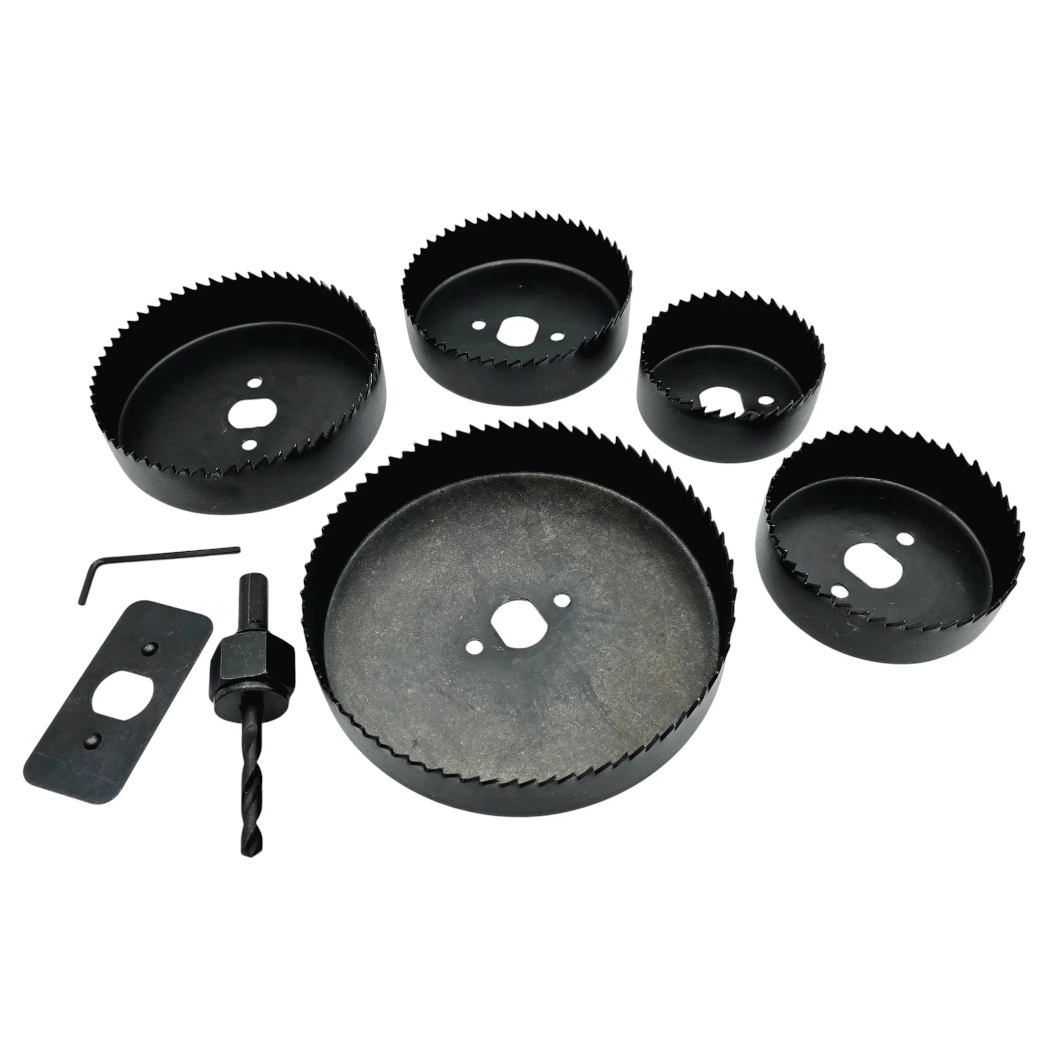 Hålsågssats | 9 delar | Trä & plast | 64-127mm