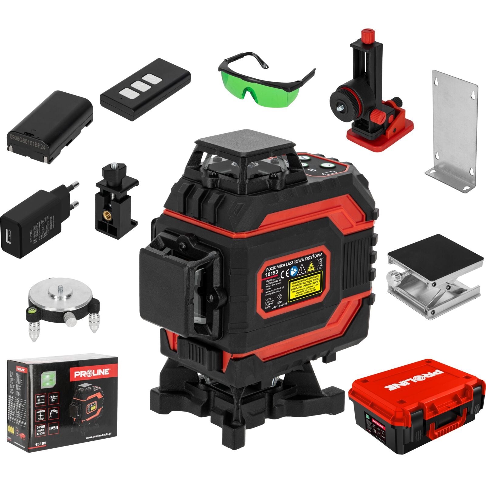 Grön Linjelaser 4st