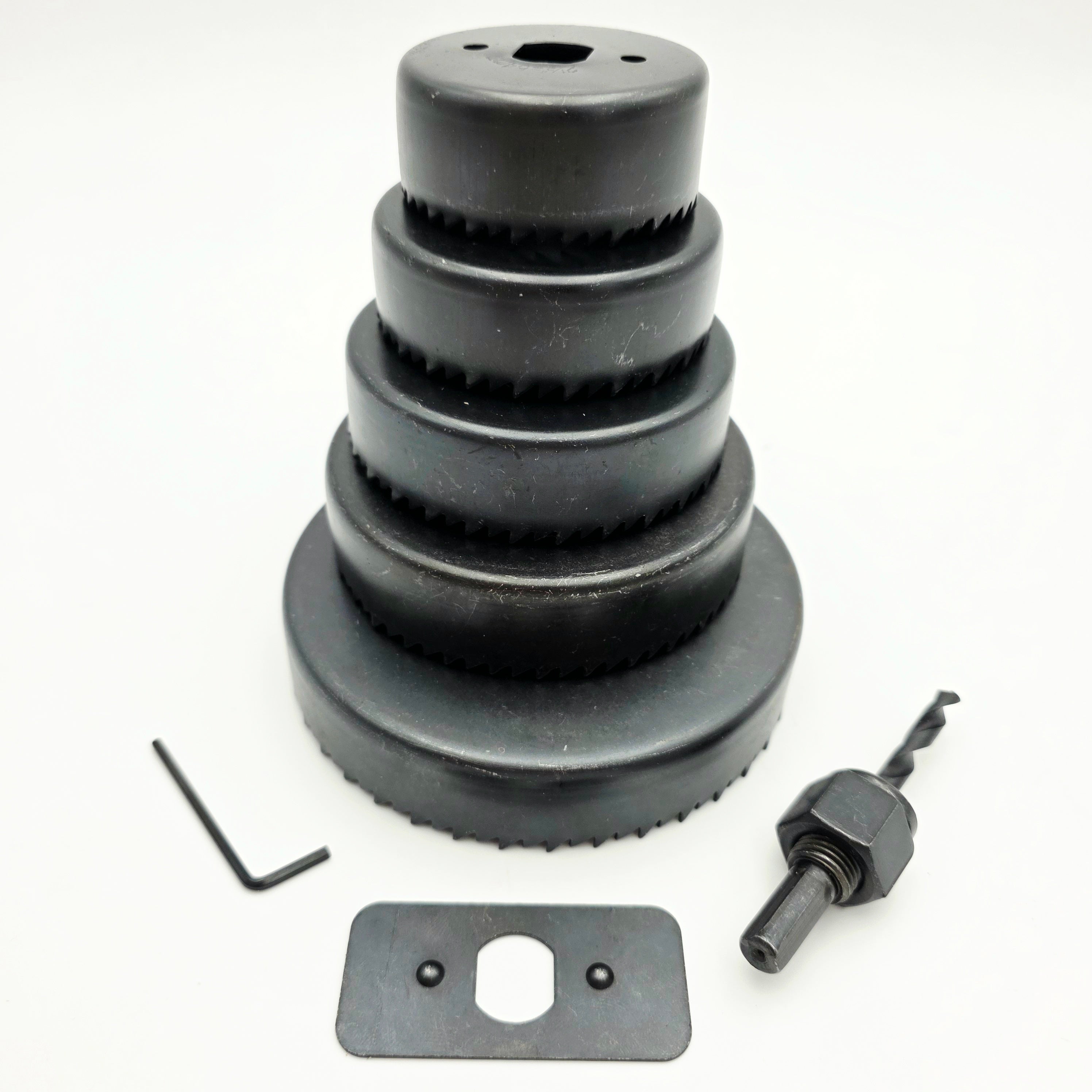 9-delars hålsågsset för trä och plast - 64-127mm