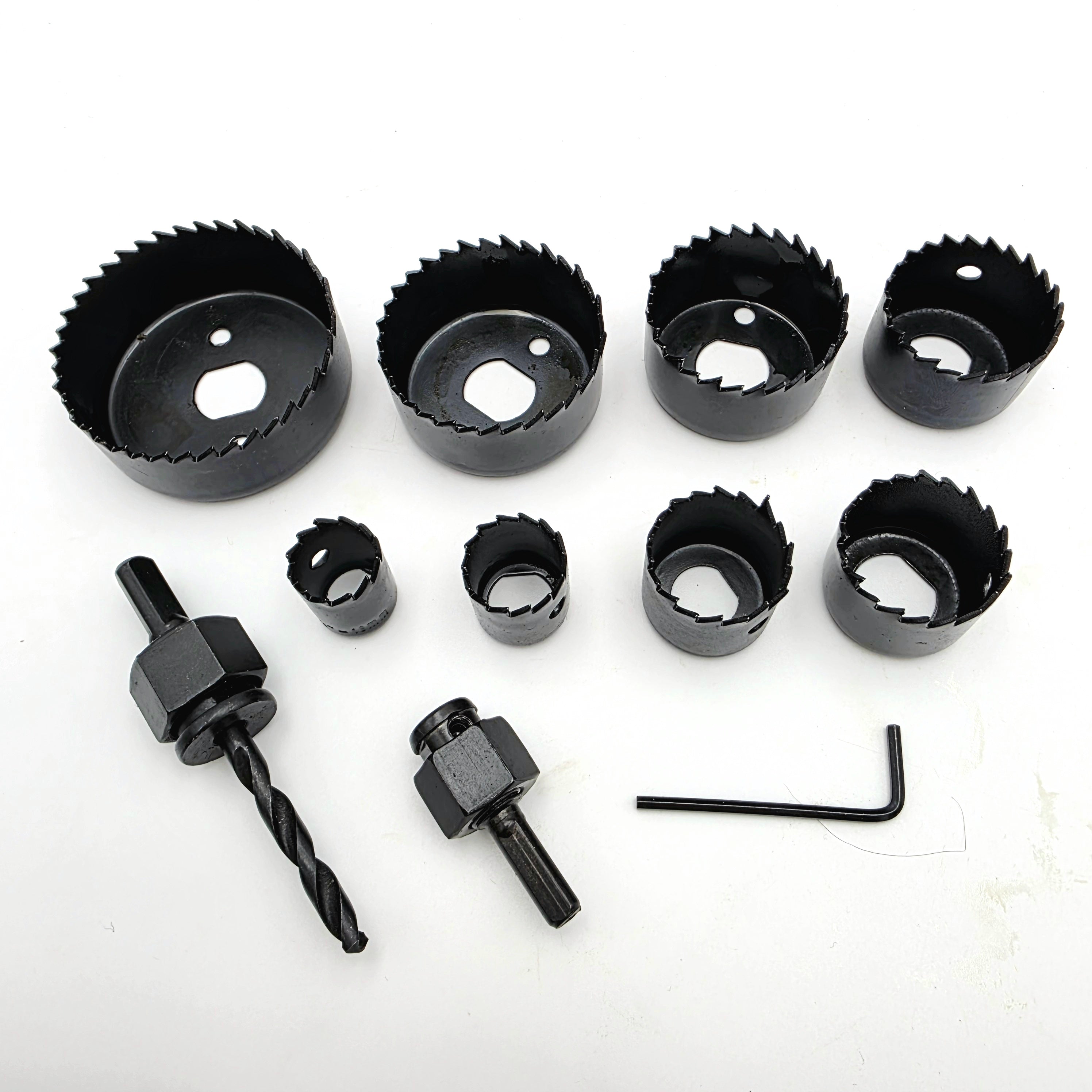 11-delars hålsågsset för trä och plast - 18-63mm