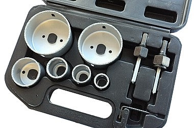 11-delars hålsågset för betong och kakel