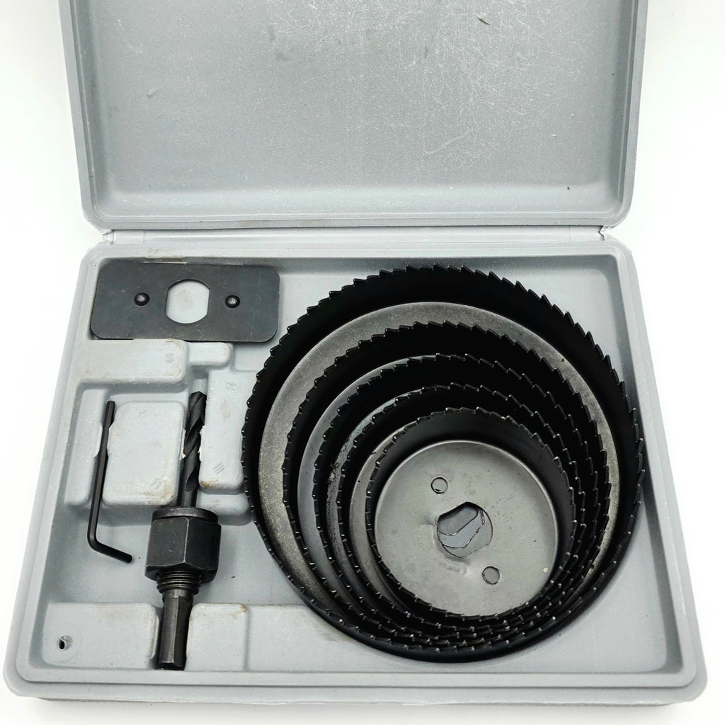 9-delars hålsågsset för trä och plast - 64-127mm