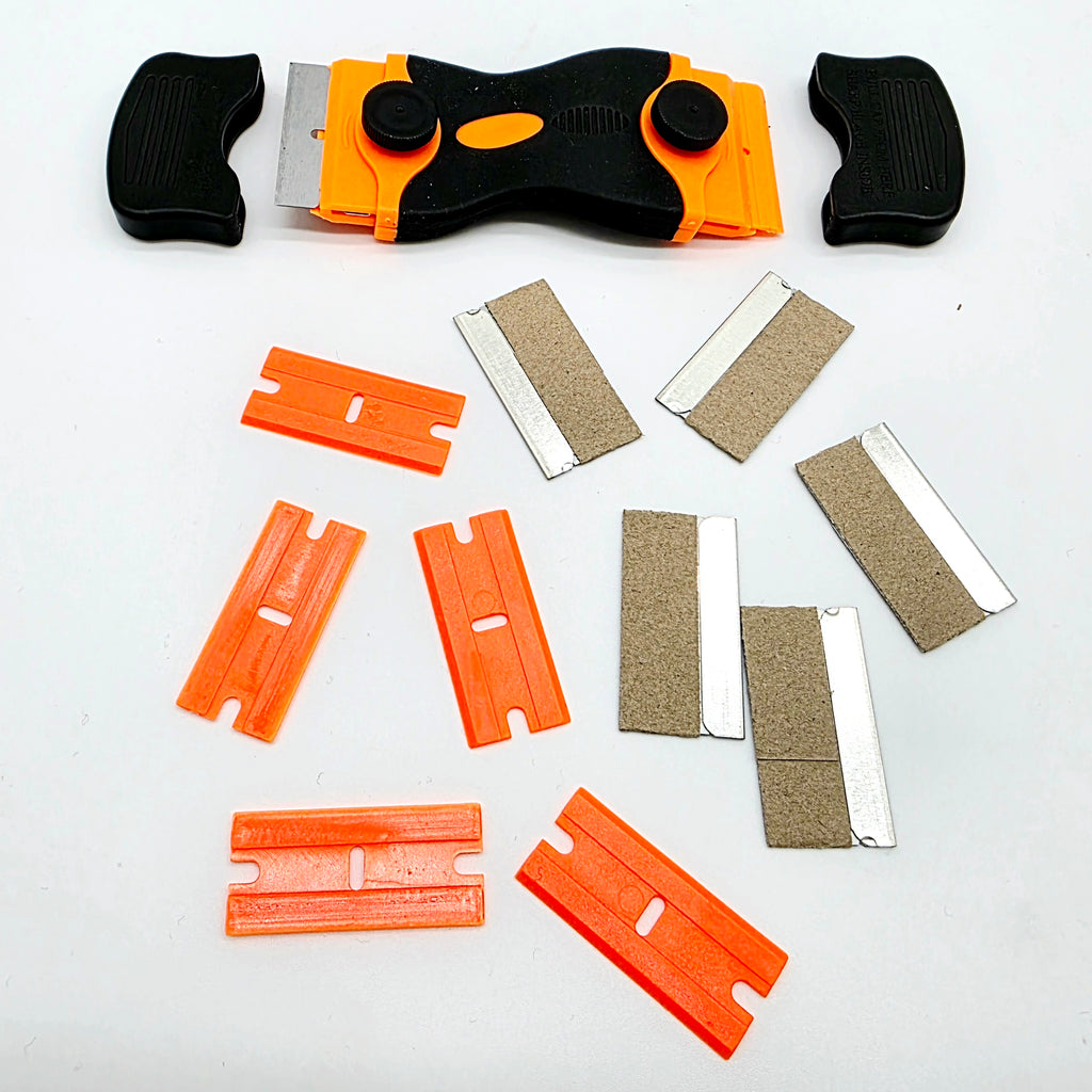 Skrapa inklusive 10 st blad